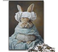 Adult Jigsaws 2000 Pieces Difficult Bunny Playing with Toilet Paper for Age 14+ Educational Games For Adults And Teenagers Artwork Gift 70x100cm