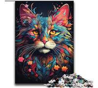 Adult Jigsaws 2000 Pieces Difficult Color Cat Stress Reliever Difficult Challenge Unique Home Decor And Gifts 70x100cm
