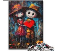 Adult Jigsaws 2000 Pieces Difficult Graffiti Couple Educational Family Game Is Ideal As Gifts for The Whole Family for 14+ 70x100cm