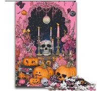 Adult Jigsaws 2000 Pieces Difficult Halloween Skeleton Educational Family Game Is Ideal As Gifts for The Whole Family for 14+ 70x100cm