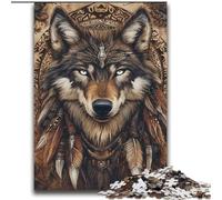 Adult Jigsaws 2000 Pieces Difficult Indian Wolf for Age 14+ Educational Games For Adults And Teenagers Artwork Gift 70x100cm