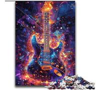 Adult Jigsaws 2000 Pieces Difficult Neon Guitar Stress Reliever Difficult Challenge Unique Home Decor And Gifts 70x100cm