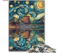 Adult Jigsaws 2000 Pieces Difficult Starry Sky Pyramid Stress Reliever Difficult Challenge Unique Home Decor And Gifts 70x100cm