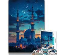 Adult Jigsaws 2000 Pieces Difficult Taj Mahal,Stress Reliever Difficult Challenge with Matching Poster And Trivia Sheet 70x100cm