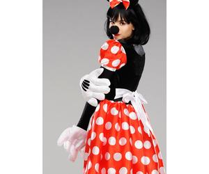 Adult Jumbo White Cartoon Mouse Gloves