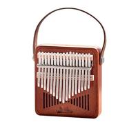 Adult Kalimba 17 Key Wooden Kalimba Portable Professional Finger Piano For Beginners Yellow(M1)