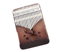 Adult Kalimba 20 Key Acacia Kalimba Portable Thumb Piano In A Reindeer Design Perfect For Adult Beginners
