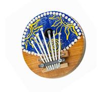 Adult Kalimba A 7 Key Kalimba Thumb Piano With A Natural Coconut Shell Finish Perfect For Beginners.