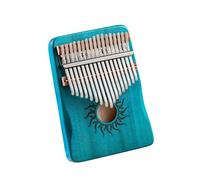 Adult Kalimba Professional 21 Or 17 Key Kalimba Portable Made Of Maple Wood Suitable For Beginners And Adults(Blue 17 key)