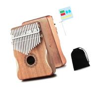 Adult Kalimba Professional Performance Instrument 17 21 Key Kalimba Solid Wood Keyboard(17 Keys 2)