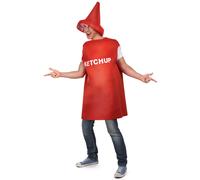 Adult ketchup pot costume