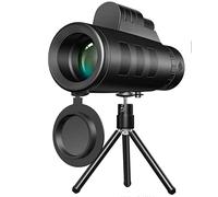 Adult Kid High Definition Portable Telescope Single Barrel, Monocular Telescope 40X60,Waterproof Anti-Dust Monocular with Holder And Adjustable Tripod