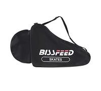 Adult Kid Skates Roller Triangle Ice Skating Carrying Bag Skating Roller Skates Shoes Boots Helmet Bag Protective Gears Roller Skates Thickened Storage Shoulder Strap Bag Black