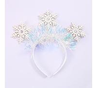 Adult Kids New Year Party Shinning Snowflake Shape Headband Festival Hair Hoop For Party Performances Unisex Headpiece Christmas Gifts For Mom And Dad For Women Adults For Kids For Men Boyfriend From