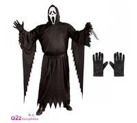 Adult Kids Official Fun World Scream Ghost Face Halloween Fancy Dress LOT