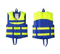 Adult Kids Swimming Training Vest djustable Quick-Release Buckles Wear-Resistant Wading Gear for Canoeing Fishing Surfing (Blue, S)