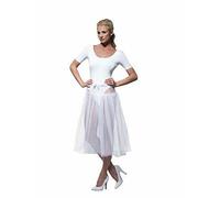 Adult Ladies 1950s White Petticoat Fancy Dress Party Costume