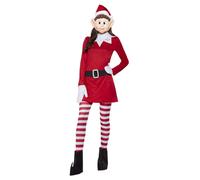 Adult Ladies Elves Behavin' Badly Licensed Elf Fancy Dress Costume