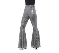 Adult Ladies Flares Psychedelic Hippie 70s 80s Disco Fancy Dress Party Costume