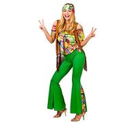 Adult Ladies Groovy Hippie Fancy Dress Costume - Small (UK 10-12)