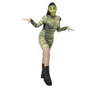 Adult Ladies Universal Monsters Creature from the Black Fancy Dress Costume