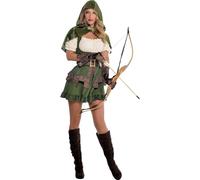 Adult Lady Robin Hood Fancy Dress costume