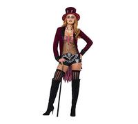 Adult Lady Voodoo Witch Doctor Halloween Fancy Dress Costume