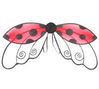 Adult Ladybird Fancy Dress Wings,Women’s Insect Costume Accessories for Parties Halloween Festivals,Ladybug Wing for Kids Girls Halloween Ladybird Costume Fairy Bee Wings for Halloween Dress Up (Red)