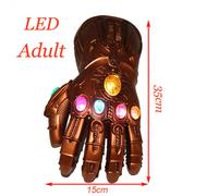 ( Adult) LED Thanos Gloves Infinity Gauntlet Avengers vivid for adult cosplay