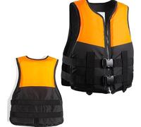 Adult Life Jacket, Adjustable Buoyancy Vest with Safety Strap for Kayaking, Boating, Water Sports, XL