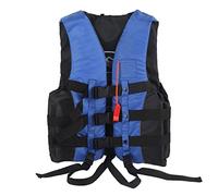 Adult Life Jacket Drifting Swimming Boating Ski Preservers Vest Blue XL for Water Activities