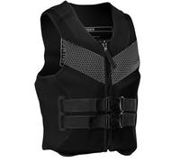 Adult Life Jacket for Outdoor Water Sports, Life Vest Adjustable Buckle Swim Vest for Adults Children Kayaking Buoyancy Aid, a Gift for Water Sports Enthusiasts Suitable (Black, Adult 4XL)