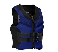 Adult Life Jacket for Outdoor Water Sports, Life Vest Adjustable Buckle Swim Vest for Adults Children Kayaking Buoyancy Aid, a Gift for Water Sports Enthusiasts Suitable (Blue, Adult XL)