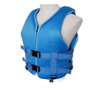 Adult Life Jacket for Water with Adjustable Waistband and Zipper, Swim Vest for Fishing Sea(GREY)
