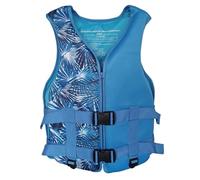 Adult Life Jacket PFD, Adjustable Swim Safety Gear with Waist Belt, Buoyancy Aid Vest for Kayaking Fishing Boating(Blue,S)