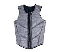 Adult Life Jacket with Zipper, Neoprene Floatation Vest for Water Sports Swimming Kayaking Snorkeling, Lake River Pool