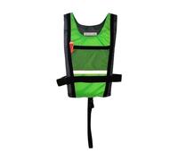 Adult Life Vest with A Survival Whistle and Adjustable Waistband, Safety Buoyancy Aid for Water Sports Such As Surfing, Kayaking(Up to 230 Lbs)(Groen)