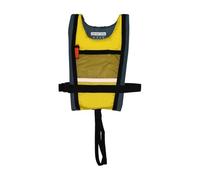 Adult Life Vest with A Survival Whistle and Adjustable Waistband, Safety Buoyancy Aid for Water Sports Such As Surfing, Kayaking(Up to 230 Lbs)(Yellow)