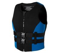 Adult Life Vest with Adjustable Straps, Swim Vest, Adjustable Neoprene Life Jacket for Kayaking Fishing Boating Surfing and Water Sports Safety(Blue,3XL)