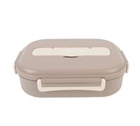 Adult Lunch Box Stainless Steel Lunch Box 1500ml Portable Lunch Box Container,Portable Lunch Box Containers with Soup Bowl (Coffee Color)