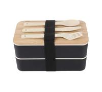 Adult Lunch Containers, Airtight Stackable Double Layer Lunch Containers - Meal Prep Containers with Lids, for Students Women Picnic Travel Camping