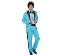 Mens 80's Prom King Fancy Dress Costume High School Disco Fever Dress Up