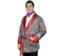 Adult Male Victorian Smoking Jacket Fancy Dress Party Costume