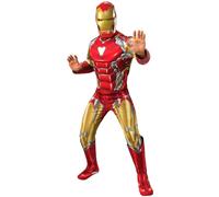 Adult Marvel IRON MAN DELUXE Muscle Chest Superhero Fancy Dress Deluxe Halloween