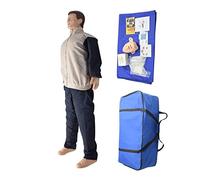 Adult Medical Training Kit First Aid Training Manikin Professional Adult Advanced Resuscitation Body Model Cardiopulmonary Resuscitation Simulation Full Body Manikin Kit for Medical Teaching