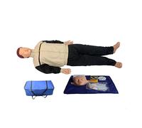 Adult Medical Training Kit Full Body Manikin First Aid Kit for Medical Training Teaching Supplies Resuscitation Manikins Professional Adult Advanced Resuscitation Body Model 170Cm Can Change