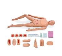Adult Medical Training Kit Human anatomical model, multifunctional patient care simulator, PVC trauma care manikin with bedsore module and trauma module, for training and teaching medical su