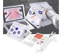 Adult Medical Training Kit Laparoscopic Surgery Simulator Kit, with HD Camera and 5 Training Module, 4 Surgical Instruments, For Doctors Students Nurse For Training Teaching