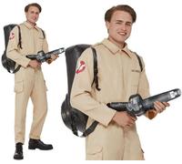 Adult Mens 1980s Ghostbusters Costume 80s Movie Fancy Dress Ghost Busters New