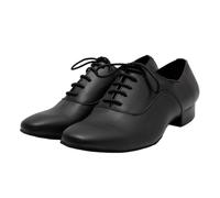 Adult Men's Dancing Shoes Men Dance Shoes Latin Ballroom Modern Indoor Tango Sneaker for Boy Heeled 2.5cm for Men(Black02,6)